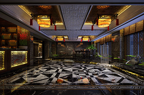 鹽城中式茶莊會所設計——“和、靜、怡、真”的茶道臻境